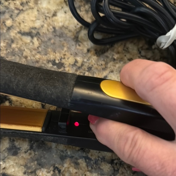 Jilbere de Paris Hair Flat Iron Porcelain Series 1" Model V08480 Tested & Works - Picture 6 of 8